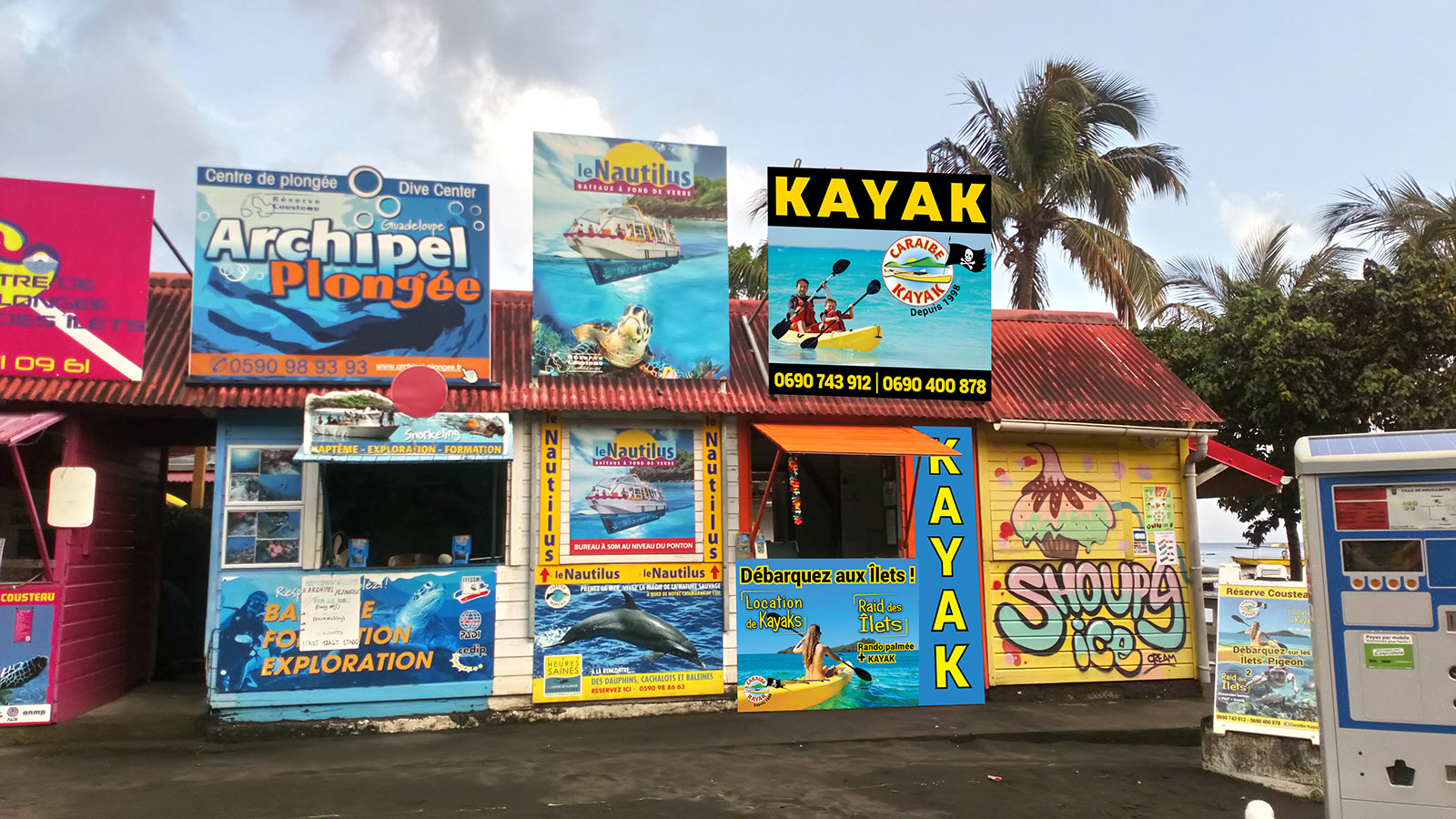 Habillage boutique Caraïbe Kayak