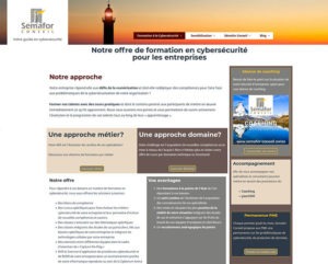 Site Internet Sémafor Conseil