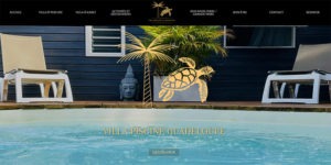 Site Web Villa Piscine Guadeloupe, accueil