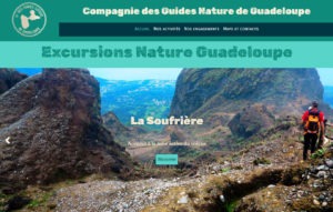 Site Web Compagnie des Guides Nature de Guadeloupe