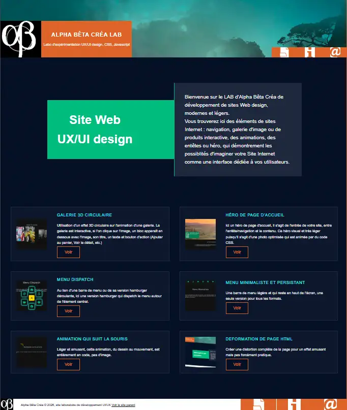 Le LAB UI/UX Design d'Alphe Beta Crea