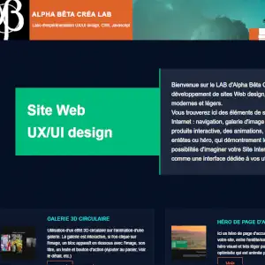 UI/UX Design - Site Web moderne